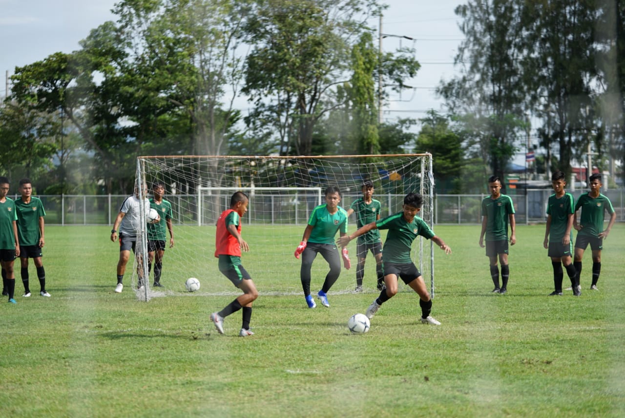 Piala AFF U-16: Galeri Foto Latihan Timnas Indonesia, 26 Juli 2019