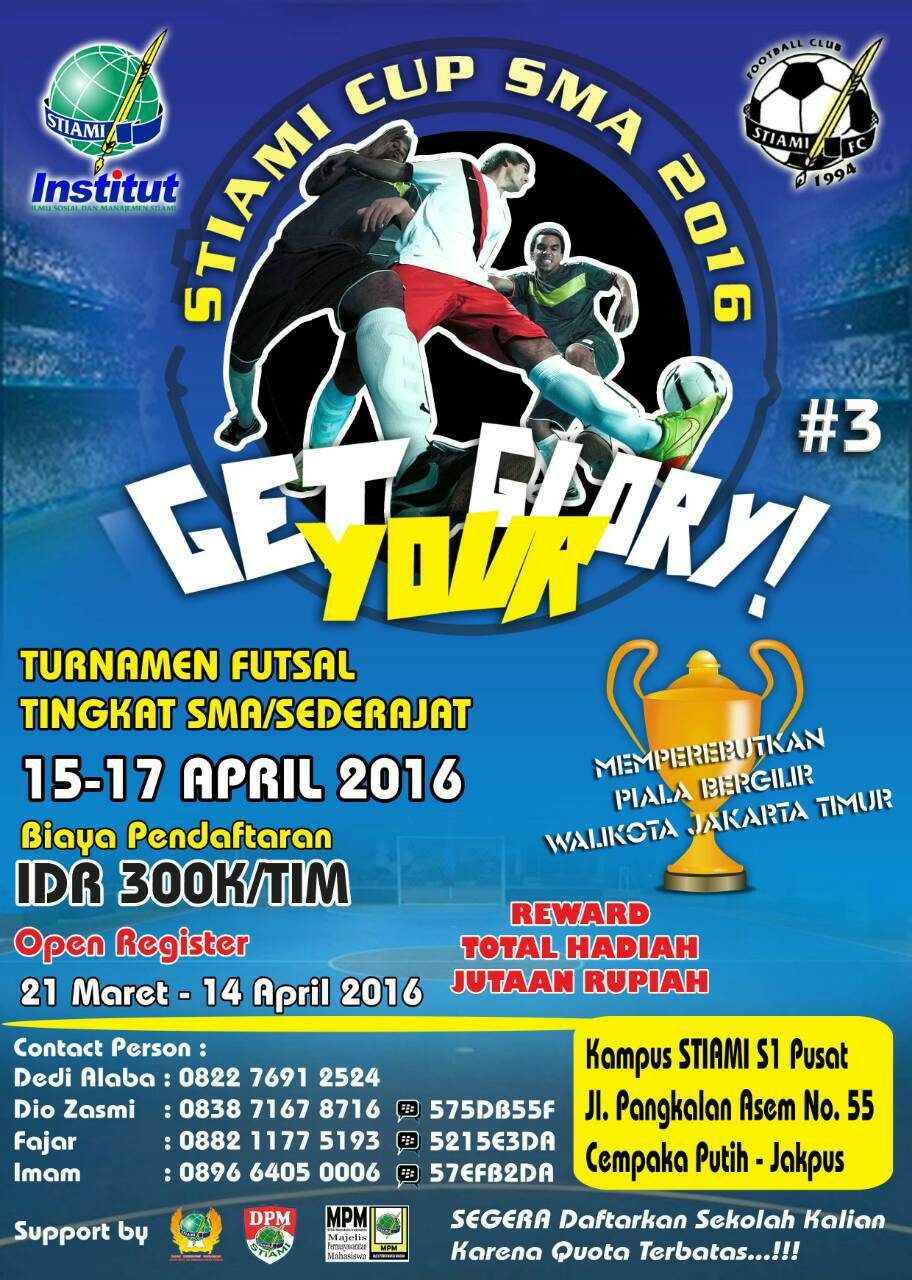 Turnamen futsal antar sma memperebutkan piala walikota jakarta timur