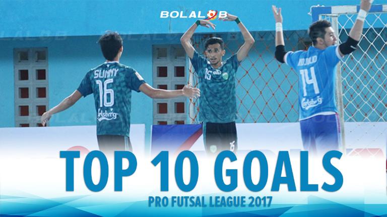 TOP 10 GOALS : Pro Futsal League 2017 
