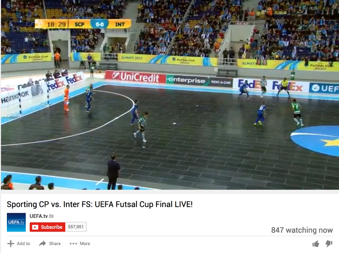 Nonton Live Streaming Final UEFA Futsal Cup: Sporting CP ...